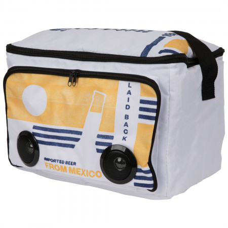 Corona Extra Beach Bottles Soft Cooler Bag with Bluetooth Speakers
